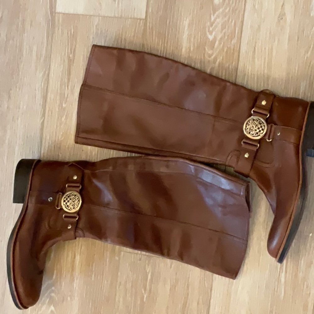 Vince Camuto Brown Leather Boots